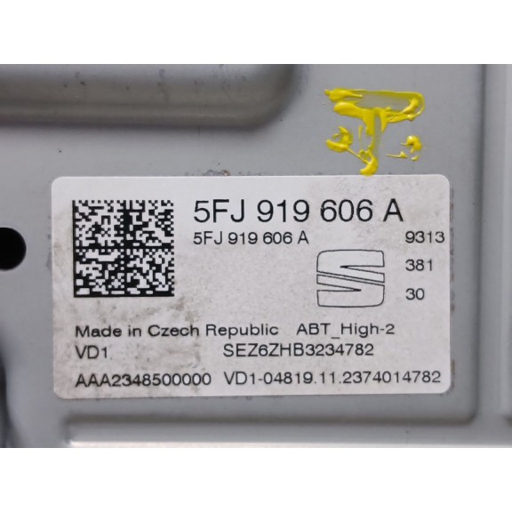 Recambio de sistema audio / radio cd para seat arona (kj7, kjp) 1.0 tsi referencia OEM IAM 5FJ919606A  