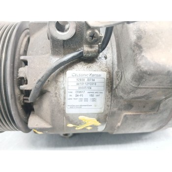 Recambio de compresor aire acondicionado para nissan qashqai i (j10, nj10) 2.0 dci referencia OEM IAM 92600jd73a  B