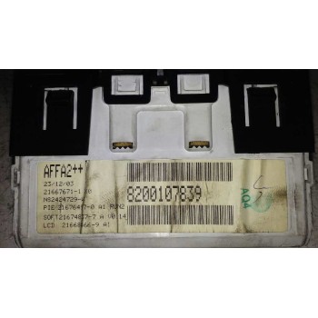 Recambio de display para renault megane ii berlina 5p confort authentique referencia OEM IAM 8200107839  