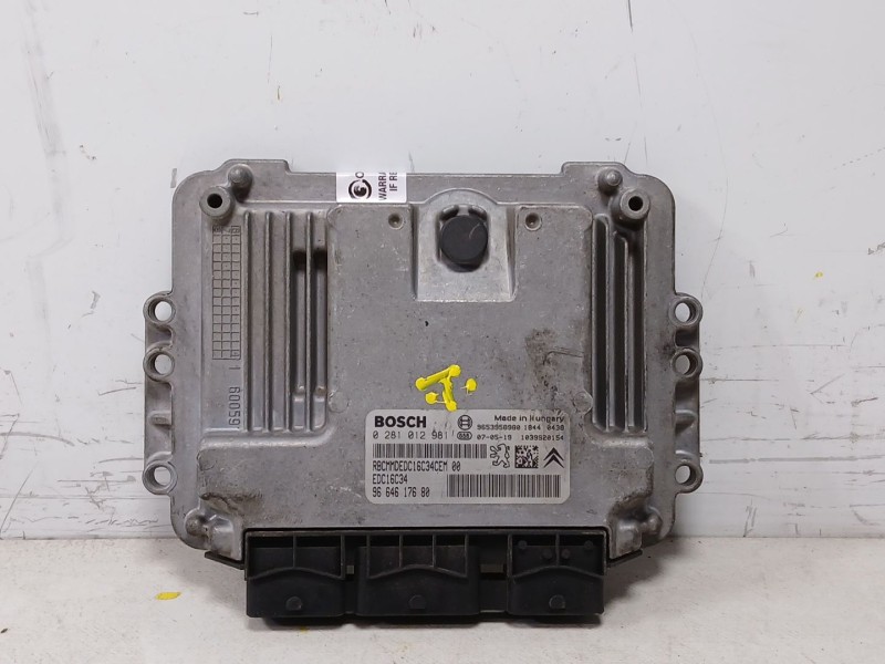 Recambio de centralita motor uce para citroën c4 picasso sx referencia OEM IAM 9664617680 0281012981 