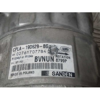 Recambio de compresor aire acondicionado para jaguar xe portfolio awd referencia OEM IAM CPLA19D629BG 6 CANALES 