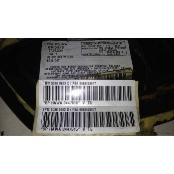 Recambio de airbag lateral derecho para peugeot 307 break / sw (s1) break xs referencia OEM IAM 9653003677 ASIENTO 