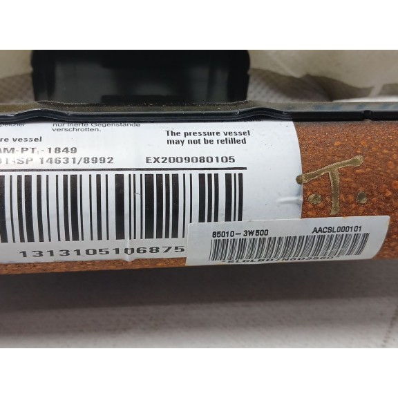 Recambio de airbag cortina delantero izquierdo para kia sportage iii (sl) 1.7 crdi referencia OEM IAM 850103w500  