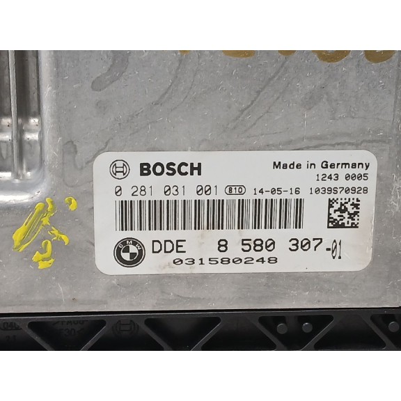 Recambio de centralita motor uce para bmw x1 (e84) sdrive 18 d referencia OEM IAM 858030701 0281031001 