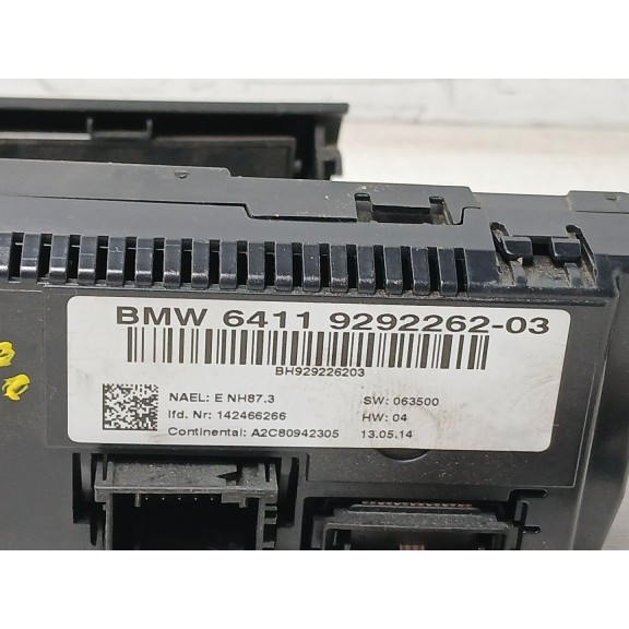 Recambio de mando climatizador para bmw x1 (e84) sdrive 18 d referencia OEM IAM 6411929226203  