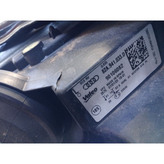 Recambio de faro izquierdo para audi a1 sportback (gba) 25 tfsi referencia OEM IAM   