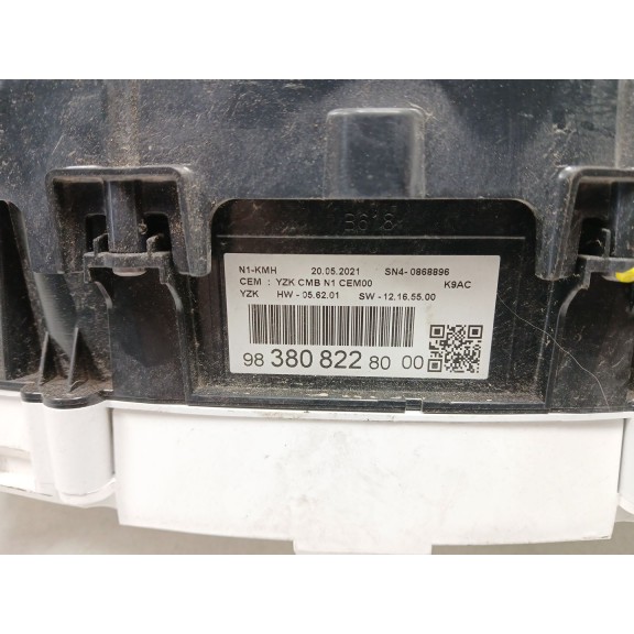 Recambio de cuadro instrumentos para citroën berlingo furgón contrlol m referencia OEM IAM   