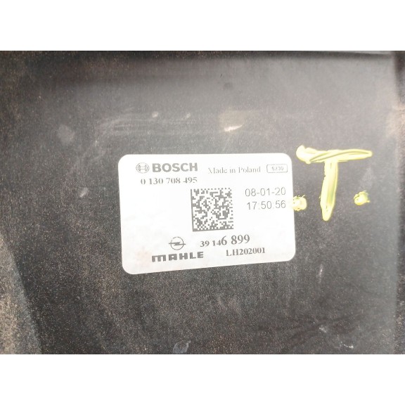 Recambio de electroventilador para opel astra k (b16) 1.2 turbo (68) referencia OEM IAM 3137234131 0130708495 