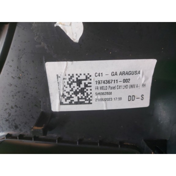 Recambio de guarnecido puerta delantera derecha para citroën c4 iii (ba_, bb_, bc_) 1.2 puretech 130 (bahnsa, bahnsb) referencia