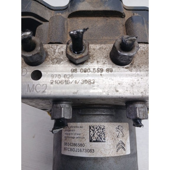 Recambio de abs para citroën berlingo furgón contrlol m referencia OEM IAM 9834286580  