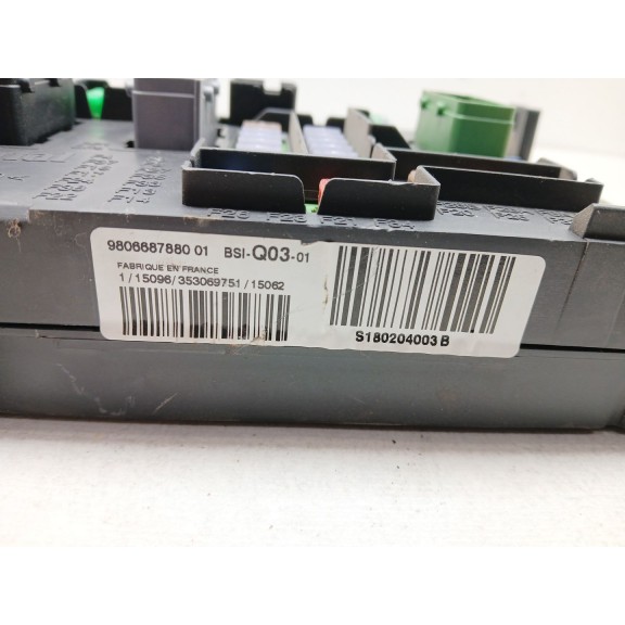 Recambio de caja reles / fusibles para peugeot 308 sw allure referencia OEM IAM 980668788001  S180204003B