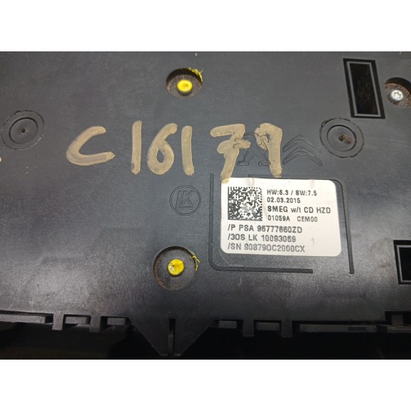 Recambio de mando multifuncion para peugeot 308 sw allure referencia OEM IAM PSA96777660ZD  