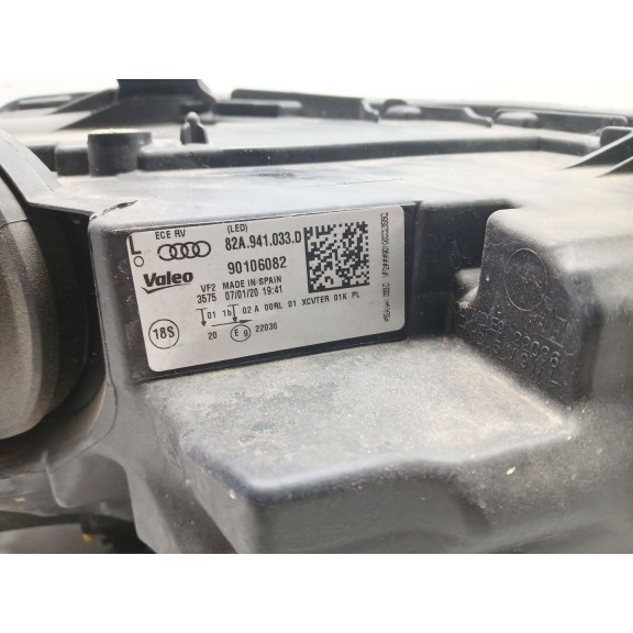 Recambio de faro izquierdo para audi a1 sportback (gba) 25 tfsi referencia OEM IAM 82A941033D 90106082 LED