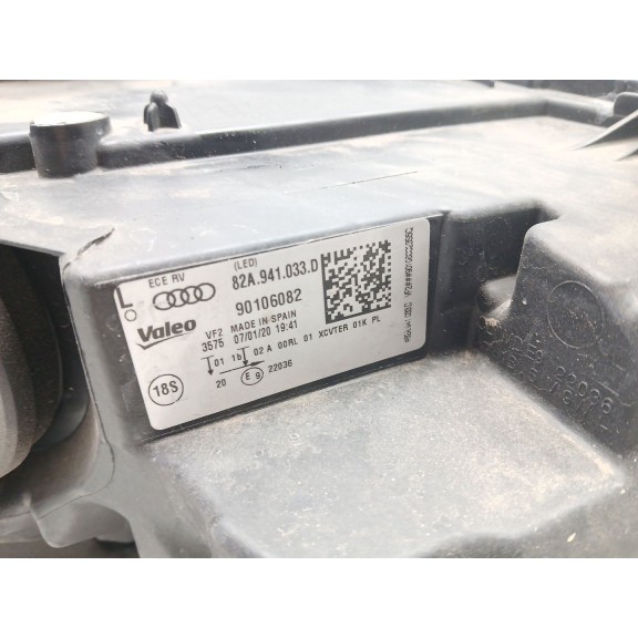 Recambio de faro izquierdo para audi a1 sportback (gba) 25 tfsi referencia OEM IAM 82A941033D 90106082 LED
