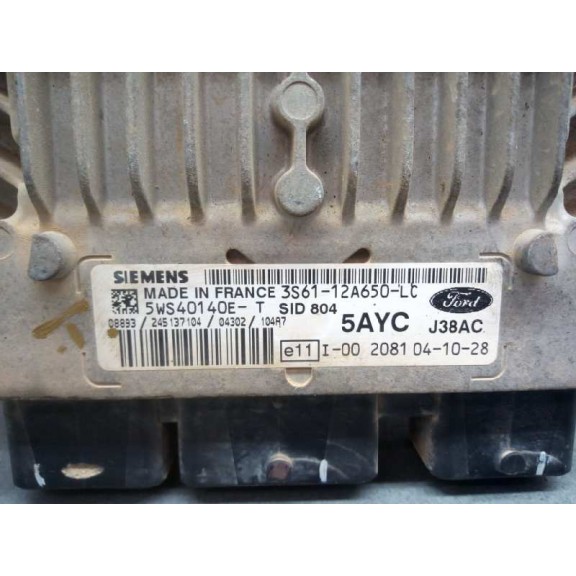 Recambio de centralita motor uce para ford fusion (cbk) ambiente referencia OEM IAM 3S6112A650LC  