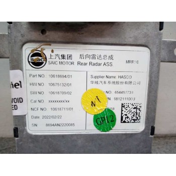 Recambio de sensor para mg zs luxury referencia OEM IAM 10618694 654457738 981211100U