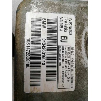 Recambio de airbag lateral derecho para bmw x3 (e83) xdrive 30d referencia OEM IAM 34342631601X DELANTERO DE RIADA