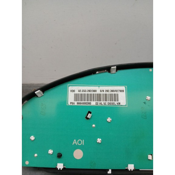 Recambio de cuadro instrumentos para peugeot 407 sw 1.6 hdi referencia OEM IAM 9664690380 a2c53282360 