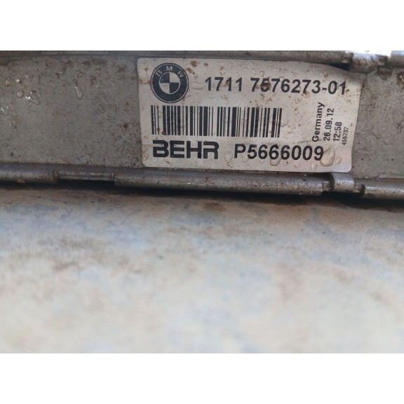 Recambio de radiador agua para bmw x6 (e71, e72) m referencia OEM IAM   