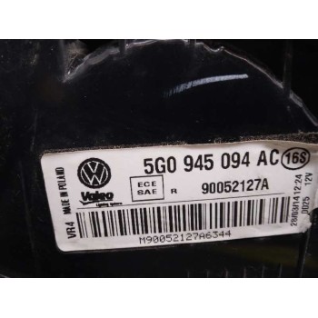 Recambio de piloto trasero derecho interior para volkswagen golf vii lim. business bluemotion tech. referencia OEM IAM 5G0945094