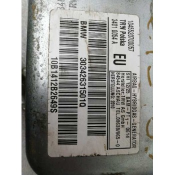 Recambio de airbag lateral izquierdo para bmw x3 (e83) xdrive 30d referencia OEM IAM 30342631501Q DELANTERO DE RIADA