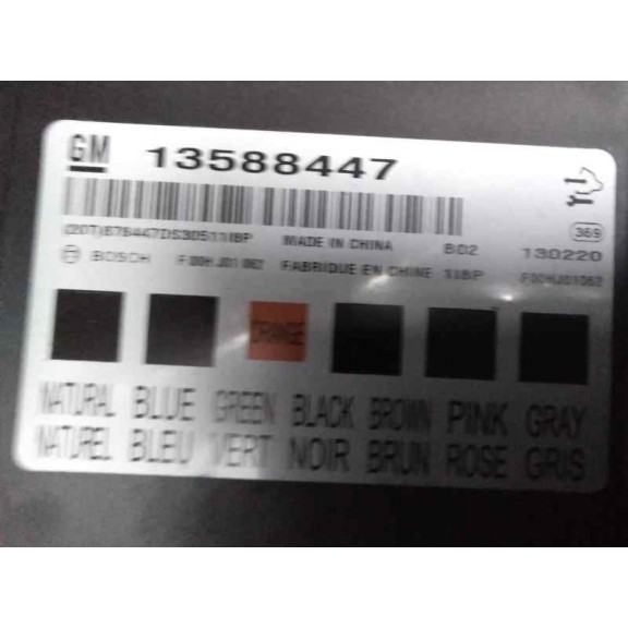 Recambio de modulo confort para chevrolet cruze station wagon lt+ referencia OEM IAM 13588447  BCM