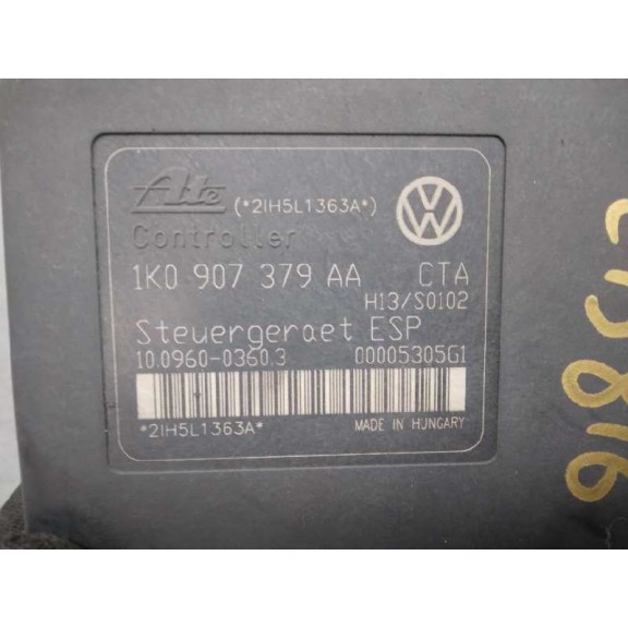 Recambio de abs para volkswagen golf v berlina (1k1) sportline referencia OEM IAM 1K0614517T  