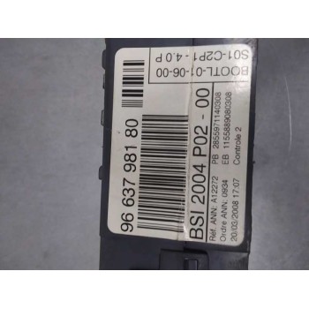 Recambio de centralita bsi para peugeot 308 confort referencia OEM IAM 9663798180  