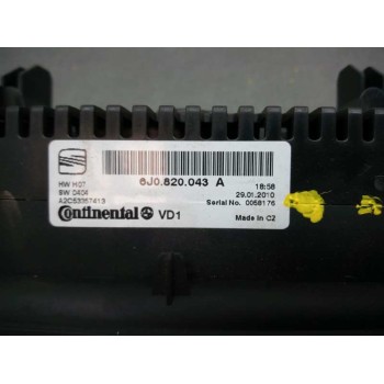 Recambio de mando climatizador para seat ibiza (6j5) 1.6 tdi referencia OEM IAM 6J0820043A  