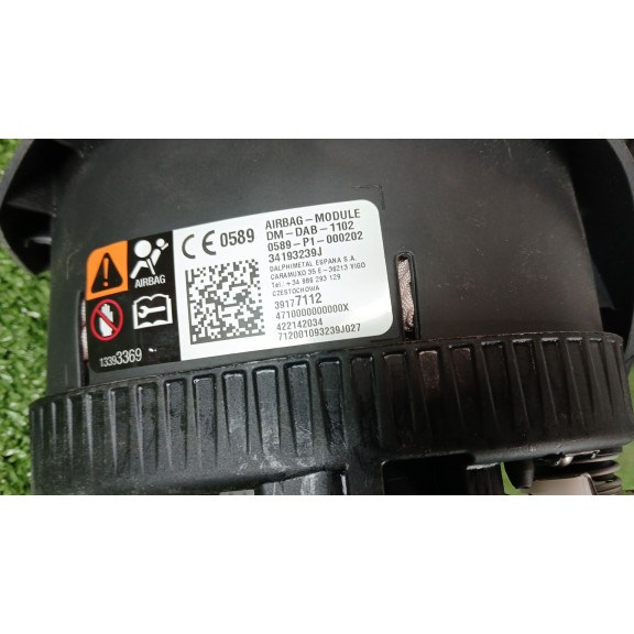 Recambio de kit airbag para opel astra k (b16) 1.2 turbo (68) referencia OEM IAM 39132816  