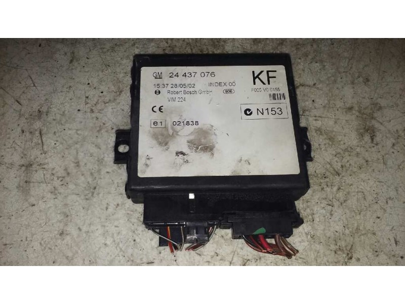 Recambio de modulo confort para opel astra g berlina club referencia OEM IAM 24437076  