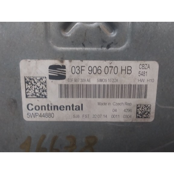 Recambio de centralita motor uce para seat ibiza (6j5) reference referencia OEM IAM   