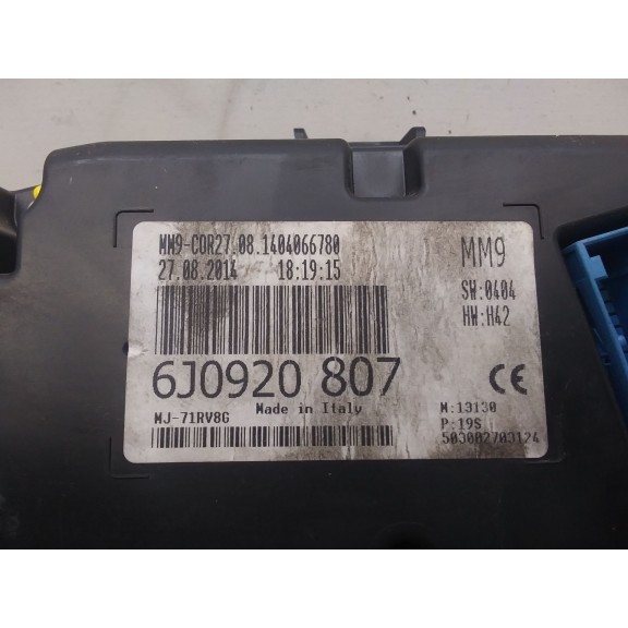 Recambio de cuadro instrumentos para seat ibiza (6j5) reference referencia OEM IAM 6J0920807  