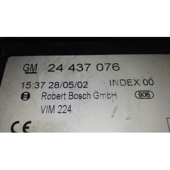 Recambio de modulo confort para opel astra g berlina club referencia OEM IAM 24437076  