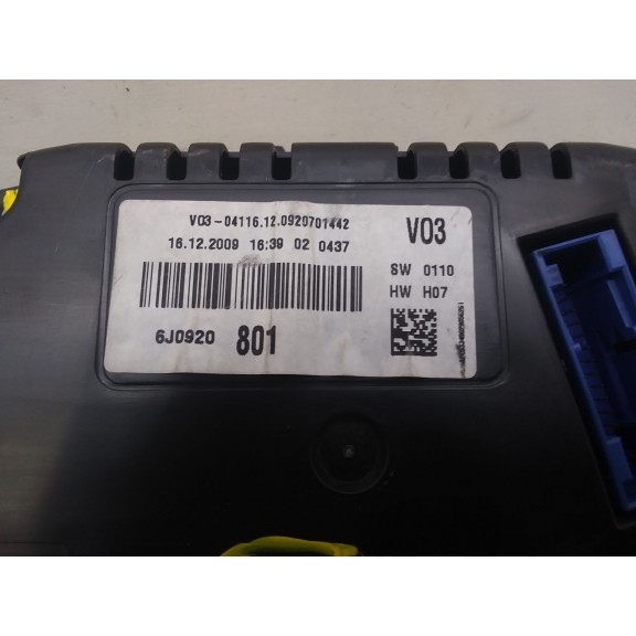 Recambio de cuadro instrumentos para seat ibiza iv (6j5, 6p1) 1.2 referencia OEM IAM   