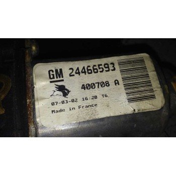 Recambio de elevalunas delantero izquierdo para opel corsa c edition referencia OEM IAM 24466593 3P 6 PINS