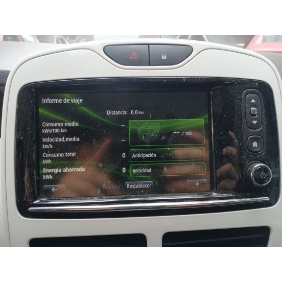 Recambio de pantalla multifuncion para renault zoe (bfm_) zoe referencia OEM IAM   