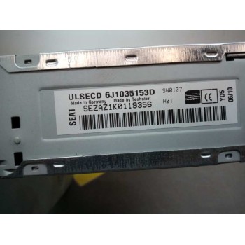Recambio de sistema audio / radio cd para seat ibiza (6j5) 1.6 tdi referencia OEM IAM 6J1035153D MP3 