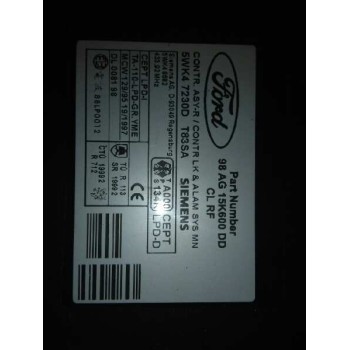 Recambio de modulo confort para ford focus berlina (cak) ambiente referencia OEM IAM 98AG15K600DD  