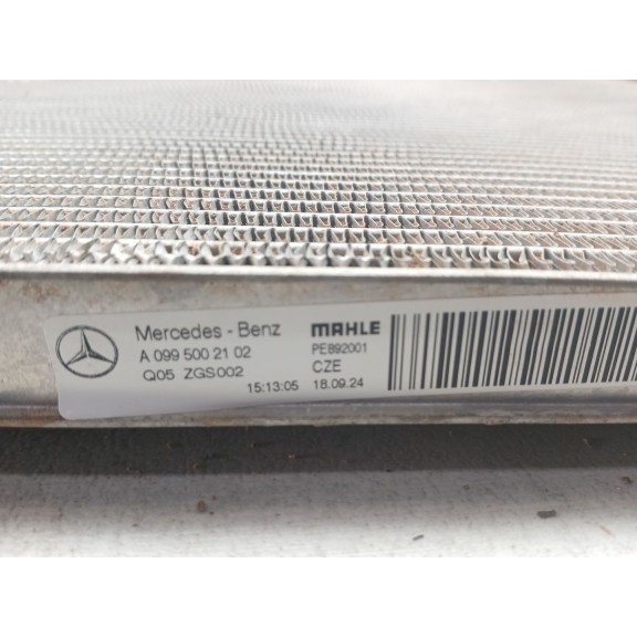 Recambio de radiador agua para mercedes-benz glc (x254) 300de 4-matic (254.609) referencia OEM IAM A0995002102  