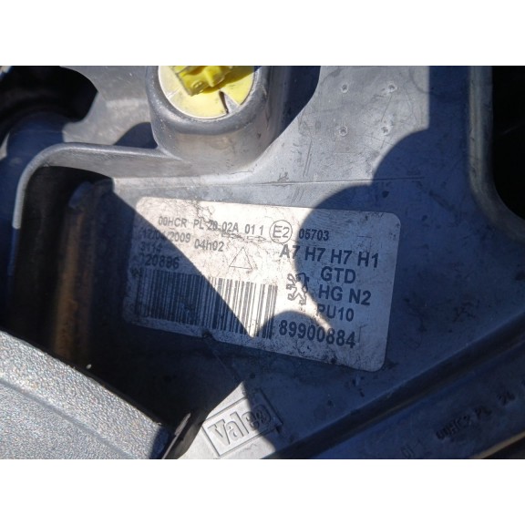 Recambio de faro izquierdo para peugeot 207 1.6 hdi cat (9hz / dv6ted4) referencia OEM IAM   