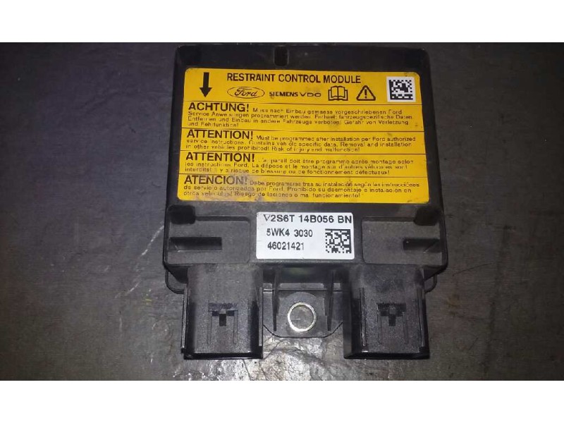 Recambio de centralita airbag para ford fusion (cbk) ambiente referencia OEM IAM 2S6T14B056BN 2S6T14B056BN 
