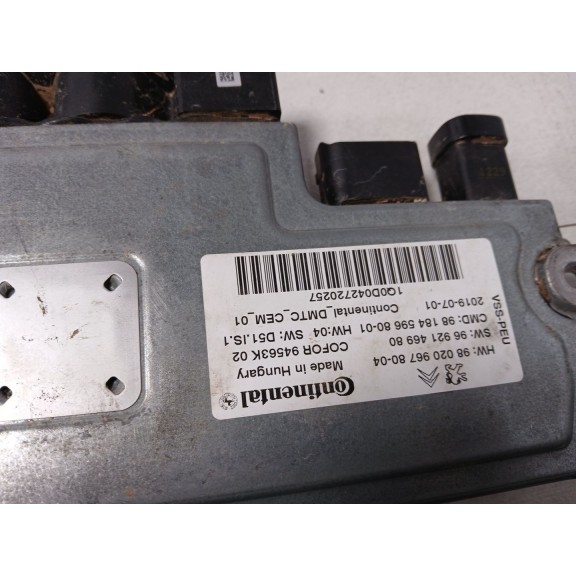 Recambio de modulo electronico para peugeot expert furgoneta (v_) 2.0 bluehdi 120 referencia OEM IAM 9801739380  