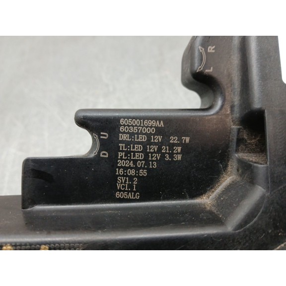 Recambio de faro derecho para omoda 5 referencia OEM IAM 605000531AA INFERIOR 2024060401