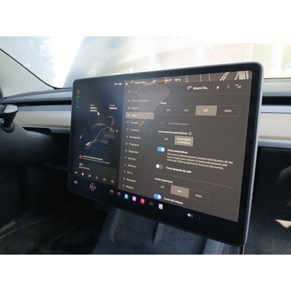Recambio de pantalla multifuncion para tesla model 3 (5yj3) ev referencia OEM IAM   