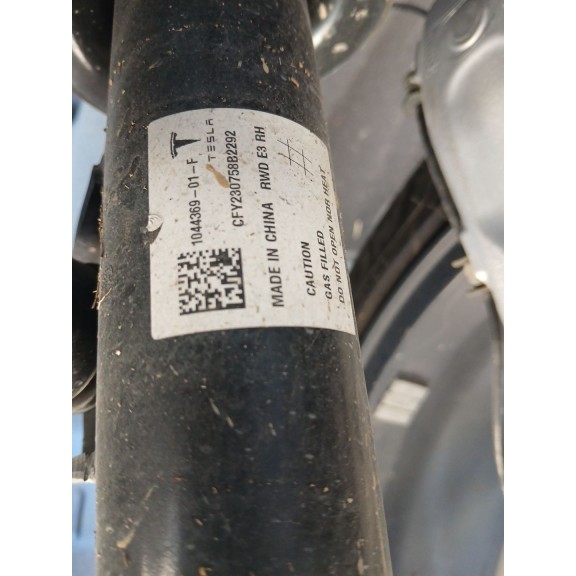 Recambio de amortiguador delantero derecho para tesla model 3 (5yj3) ev referencia OEM IAM   