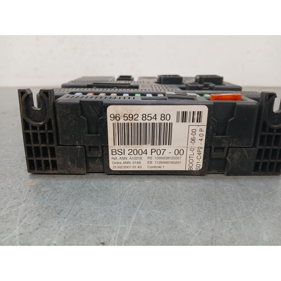 Recambio de centralita bsi para peugeot 207 cc sport referencia OEM IAM 9659285480  