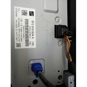 Recambio de sistema navegacion gps para seat leon st (5f8) reference referencia OEM IAM 5F0919604A PANTALLA MULTIFUNCION