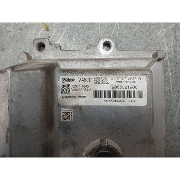 Recambio de centralita motor uce para citroën c3 collection referencia OEM IAM 9805321980  