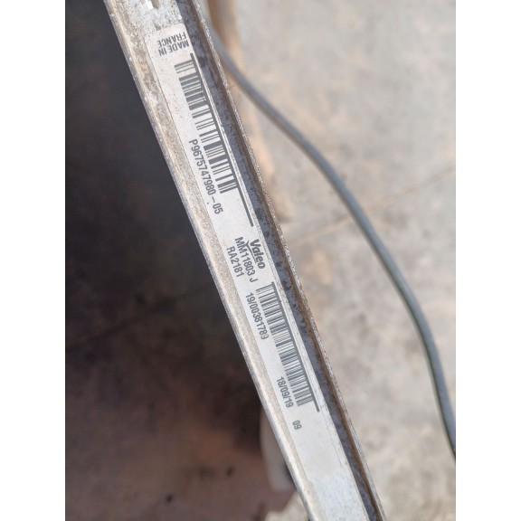 Recambio de radiador agua para peugeot rifter 1.5 bluehdi 130 referencia OEM IAM   